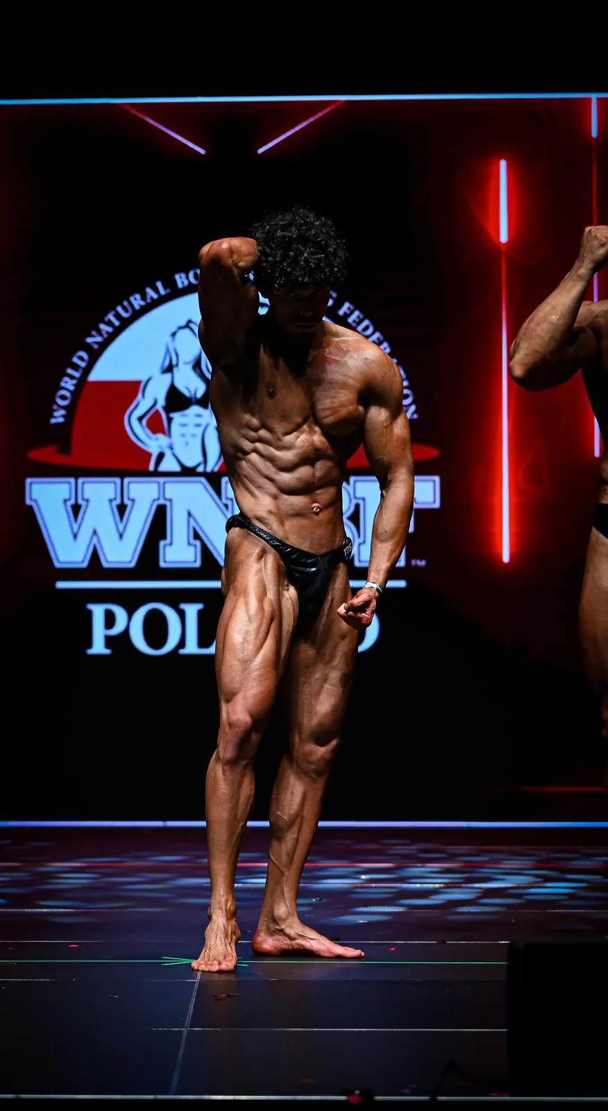 Rachid on stage at WNBF Poland